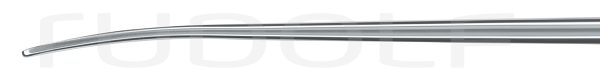 RU 7939-16 / Ohrhebel Zaufal, Gebogen, Stumpf, 2 mm, 16 cm