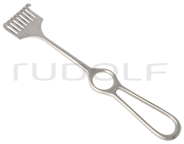 RU 4501-08 / Retractor Volkmann, Blunt, 8 Prongs 22,5 cm
/8 3/4"