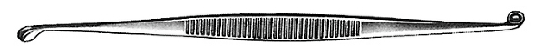 RU 5366-00 / Cucchiaio Tagliente Martini, Doppio, 3,1 mm / 2,6 mm, 13,5 cm
