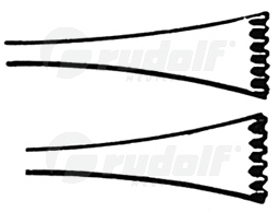 RU 6510-20 / Thoms-Allis Forceps, 20cm

