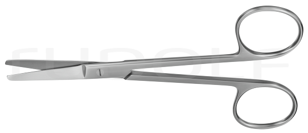 RU 1501-12 / Scissors, Bl/Bl, Str., Fig. 1 12 cm, 4,75"