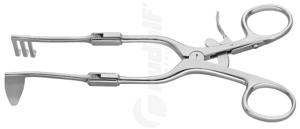RU 4694-06 / Antrum Gelenksperrer, Rechts 3 Zähne 16,0 cm, Links Valve 26x12 mm