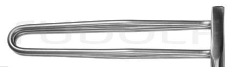 RU 6595-12 / Spéculum Rectal Sims, Long. Valve 125 mm 22 cm