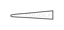RU 5946-58 / Micro-Porte-Aiguille, Manche À Trous, Baionnette, Droit, Sans Blocage, 22,5 cm