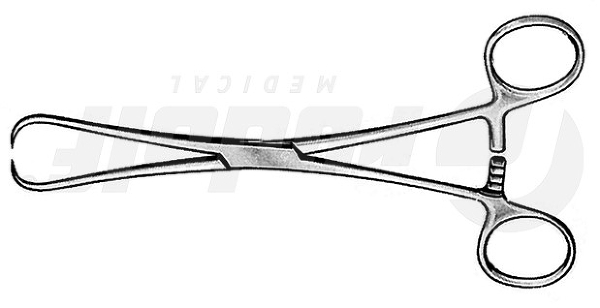 RU 7159-01 / Staude-Moore Tenaculum Forceps , 17 cm