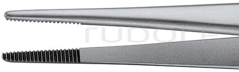 RU 4010-14 / Pinzette Anatomisch, Schmal, ger. 14,5 cm