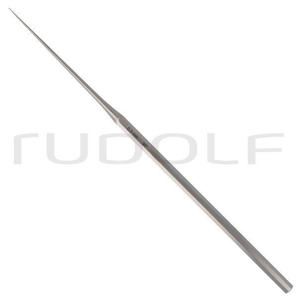 RU 7907-05/03 / Ohr-Häkchen Shambaugh, Scharf, Abgewinkelt 90°, 0,3 mm, 16 cm