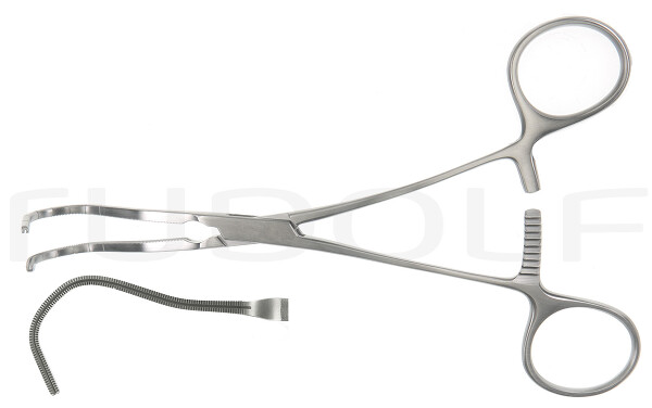 RU 7750-17 / Pinza Cardiovascolare Cooley-Derra 16cm