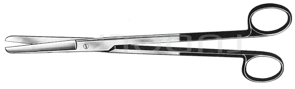 RU 1401-20M / Scissors Sims, Bl/Bl, Str., Sc 20 cm, 8"