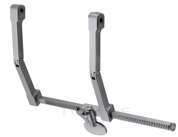 RU 4782-10 / Retractor Scoville-Haverfield, Only Arm l. 14cm, 5 1/2", Spread 22cm, 8 3/4"