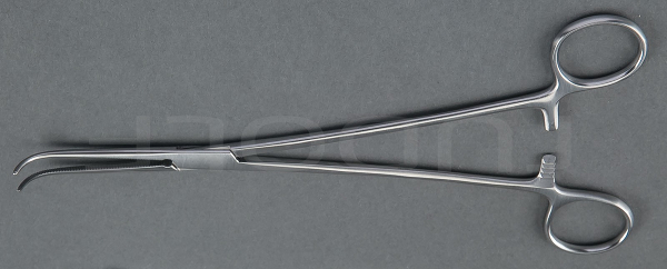 RU 3253-73 / Hemost. Fcps Kelly, Cvd. 24 cm, 9,5"