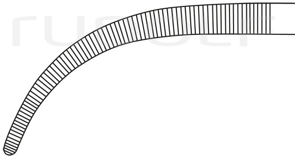 RU 3286-02 / Pinza Per Legatura Zenker, Curva Fort. 29,5 cm