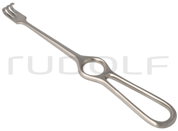 RU 4502-03 / Divaricatore Volkmann, Semi-Smusso, 3Denti 22,5 cm