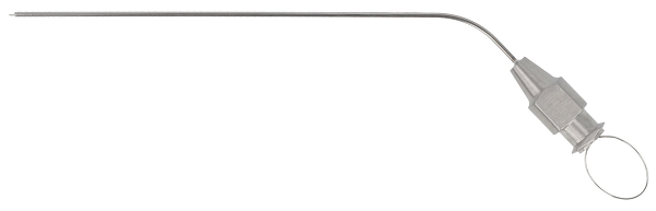 RU 7842-12 / Suction Tube Rosen (House), Curved, LUER-LOCK Cone (Female), O Ø 0.9 mm,