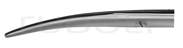 RU 1261-19 / Scissors Mayo-Stille, Bl/Bl, Cvd. 19,5 cm, 7,75"