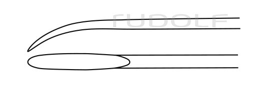 RU 8810-20 / Escofina Micro, Yasargil 18,5 cm