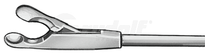 RU 8650-00/40 / Lar. Fcps. Cup-Shpd., Str. FF-MOV. Shaftl. 23,0 cm
/9", Shaftø2,5 mm, Jaw 4 mm