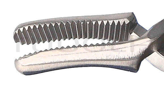 RU 3145-03 / Pinza Bulldog Dieffenbach Curva, 3,5 cm