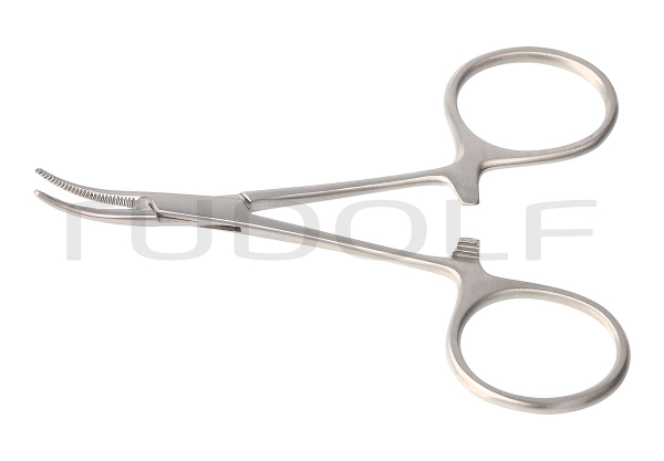 RU 3141-10 / Hemost. Fcps Hartmann, Cvd. 10 cm, 4"