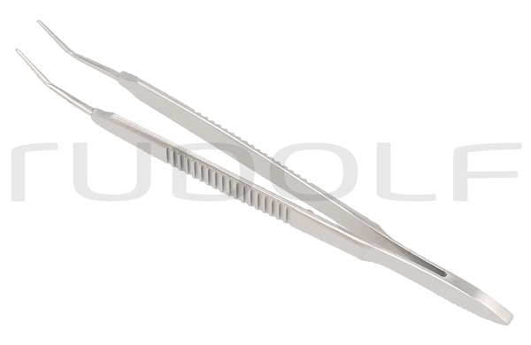 RU 9807-10 / Mcpherson Suture Fcps., Angl., W/O. T.10cm
