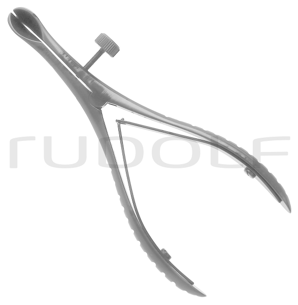 RU 8016-76 / Nasenspekulum Cottle-Walter, Figur 4, 75 mm, Hygienischer Schluss, 13 cm