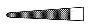 RU 6054-70 / Nadelhalter De Bakey-Fine, TC, ger. 20cm