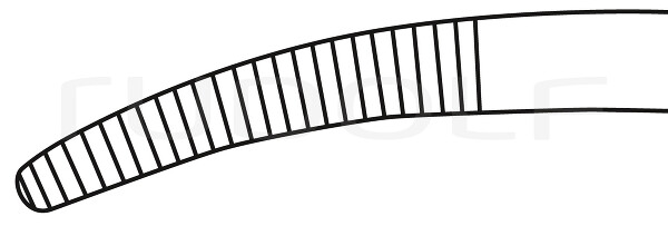 RU 3159-13 / Pinza Emostatica Dunhill, Curva 13,0 cm