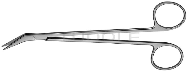 RU 1750-16 / Gefässschere De Bakey 17,0 cm, 25°