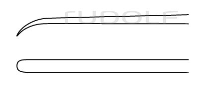 RU 8838-01 / Micro Dissector, 2mm
, 19cm
 - 7 1/2"