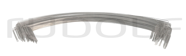 RU 8024-10/00 / Schnürerdraht, Ø 0,3 mm, Länge 10 cm, Verpackungseinheit À 100 Stück