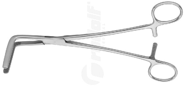 RU 3432-21 / Pinza P. Isterect Wertheim-Cullen, Curva 21,5 cm
