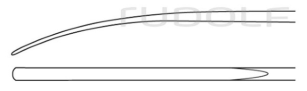 RU 8850-01 / Mikro-Dissektor, Caspar, geb. 18,5 cm, 3 mm