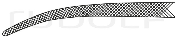 RU 3241-24 / Pinza Emostatica Bengolea, Curva 24,0 cm