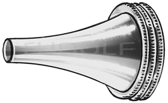 RU 7802-04NR / Ear Speculum Politzer, Stainl. Steel, Distal I Ø 4.0 mm, O Ø 5.0 mm