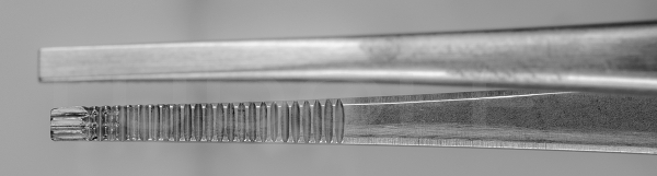 RU 4144-15 / Pinzette Chir. Adlerkreutz, Ger., 2x3Z. 15,0 cm