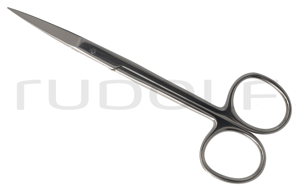 RU 1503-12HP / Scissors, Sh/Sh, Str., Fig. 3,High Polished 12 cm, 4,75"