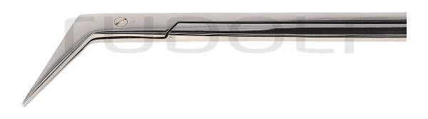 RU 1754-23HP / Vessel Scissors De Bakey, 60°, High Pol. 22 cm - 8 3/4"