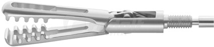 RS000-546 / Aufsatz Fasszange, Mehrfach Gezahnt, Gefenstert, Doppelbeweglich,Ø 5 mm