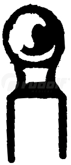 RU 7883-09 / Ear Forceps Hartmann-Citelli, Round Spoon Ø 3 mm, 30° Angled Up,