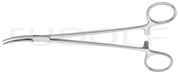 RU 3204-18 / Hemost. Fcps Nissen, Cvd. 18,5 cm, 7,25"