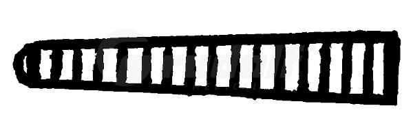 RU 7890-22 / Micropinza Auricular, Recta, Estriada, 0,8 x 4 mm, 8 cm