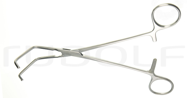 RU 7653-02 / De Bakey-Beck Atrauma Clamp, (L) 20 cm - 8"