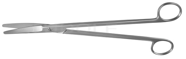 RU 1251-28 / Scissors Mayo, Bl/Bl, Cvd. 28 cm, 11"