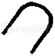 RU 8118-03 / Stirnhöhlenstanze, Aufgewinkelt 3,5mm, Schaftlänge 14,0cm, 22,0cm