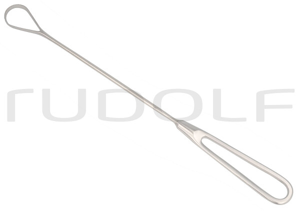 RU 7325-23 / Curetta Uterina Bumm, Malleabile, Fig. 4 Tagliente, 23,5mm, 29cm