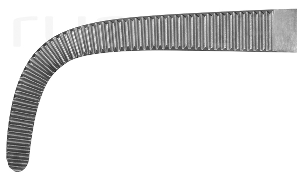 RU 3326-18 / Ligature Fcps Gemini, Cvd. 18 cm, 7"