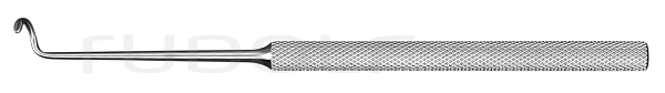 RU 6119-15 / Ago Per Legatura Kronecker, Smusso Per Mano Sinistra, 13 cm, Curvo A Destra