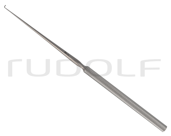 RU 7946-05 / Ohrhebel Wagener, Geknöpft, Figur 5, 90°, 2 mm, 14 cm