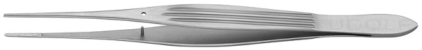 RU 4038-15G / Pinzette Anatomisch MC Indoe, Ger., Mg, 15,0 cm