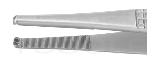 RU 4230-18 / Tissue Forceps Bonney, 2x3 T., Str., (L) 17.5 - 7"